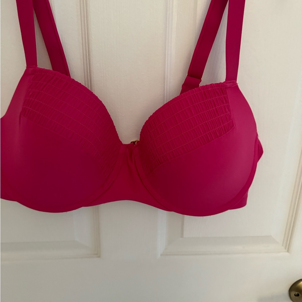 Swimsuit top. Bikini.